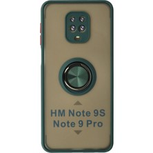 Royal Case Redmi Note 9 Pro Kılıf Yüzüklü ve Stant Özellikli Şık Premium Silikon Kapak Ryc/montreal Yüzüklü