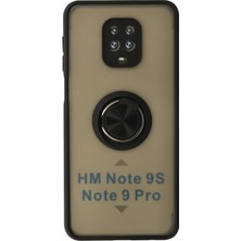 Royal Case Redmi Note 9 Pro Kılıf Yüzüklü ve Stant Özellikli Şık Premium Silikon Kapak Ryc/montreal Yüzüklü
