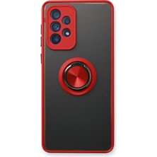 Royal Case Samsung Galaxy A73 5g Kılıf Yüzüklü ve Stant Özellikli Şık Premium Silikon Kapak Ryc/montreal Yüzüklü
