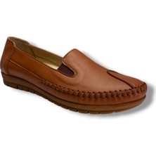 Üçel 134-26 Hakiki Deri Anatomik Lastikli Kadın Ayakkabı