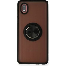 Royal Case Samsung Galaxy A01 Core Kılıf Yüzüklü ve Stant Özellikli Şık Premium Silikon Kapak Ryc/montreal Yüzüklü
