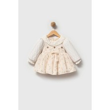 Aysskids Clara Uzun Kollu Etekli Özel Gün Bayramlık Kız Bebek Elbise