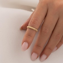 Hakan Mücevherat Taşsız Spor Model 14 Ayar Altın Yüzük