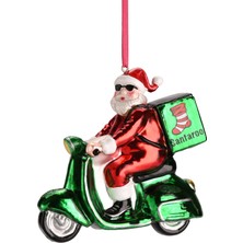 Yılbaşı Ağacı Süslemesi Yeşil Scooter Motifli / Vondels