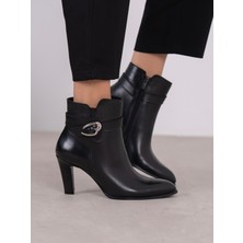 Ece'nin Butiği Blera Siyah Hakiki Deri Kadın Bot