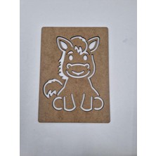 Empressco 10 Adet Ahşap Montessori Çizim Tahtası, Eğitici ve Sanat Desteği, 21X15 cm