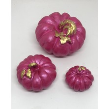 Lebron Dekoratif Bal Kabağı 3 Lü Mor