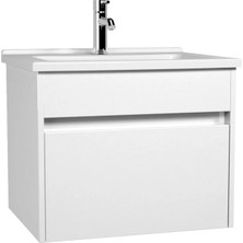 54734 Vitra S50+ Lavabo Dolabı, Tek Çekmeceli, 60 cm