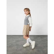 Koton Gömlek Detaylı Uzun Kollu Pamuklu Örgü Süveter