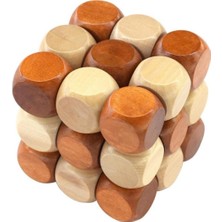 Empressco Çok Renkli Ahşap Yılan Küp Oyuncağı, Eğlenceli ve Güzel Tasarım