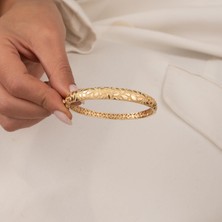 Hakan Mücevherat Cetaş Tasarım 14 Ayar Altın Kelepçe