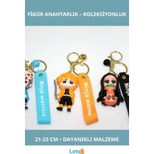 Letsii Eğlenceli Anime Figürlü Anahtarlık 21 23 cm