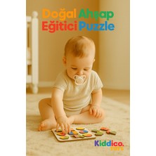 Empressco Renkli Ahşap Eğitici Oyun Seti, Geometrik Çizgili Şekiller, Çocuklar Için Eğlenceli