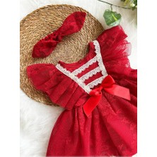 Aysskids Liya Bandanalı Kız Bebek Romper