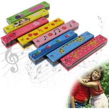 Empressco Çok Renkli Ahşap Mızıka, 1 Adet, Eğlence ve Müzik Dolu Anlar Için Ideal