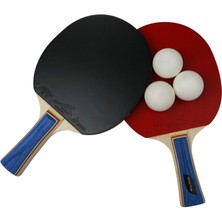 Empressco Çocuklar Için Çok Renkli Ahşap Masa Tenisi ve Piknik Topu Oyunu Seti