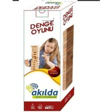 Empressco Denge Oyunu Eğlenceli ve Zeka Geliştirici Ahşap Kule Seti