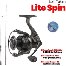 Dam Quick 2 2000 Makine -Kendo Pro 240 cm Lite Spin Set