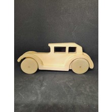 Empressco Pembe Ahşap Araba, Eğlenceli ve Şık Çocuk Oyuncağı