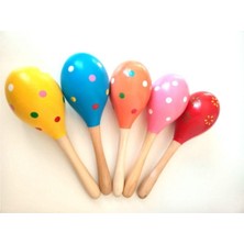 Empressco Iki Adet Doğal Ahşap Marakas Seti, Şık ve Hafif, Müzikseverler Için Ideal Seçim