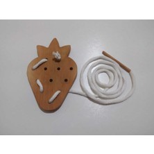 Empressco Kahverengi Ip Geçirme Çilek Desenli Güvenli ve Şık Kaplama