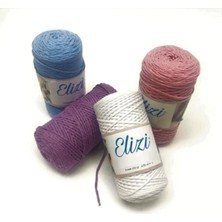 Empressco Turuncu Makrome Ipi 2 mm 250 G, Kahverengi Renk Seçeneği ile Kaliteli El Işi Malzemesi