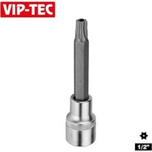 Vıp-Tec 1/2 T30 Lokmalı Torx Uç Delikli Uzun