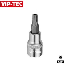 Vıp-Tec 1/2 T20 Lokmalı Torx Uç Delikli Kısa
