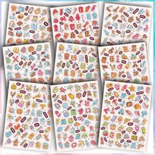 Storemax Seti Günlük Ajanda ve Defterlere Etiket, Öğretmen-Öğrenciler, Erkek-Kız Çocuk ve Yetişkinlere Kendinden Yapışkanlı Çıkartmalar (Günlük Yaşam 550 )