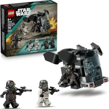 Storemax Death Trooper ve Night Trooper Savaş Paketi 75412-6 Yaş ve Üzeri Kız ve Erkek Çocuklar Için 4 Minifigür Içeren Yaratıcı Oyuncak Yapım Seti, Doğum Günü Hediyesi Fikri (119 Parça)