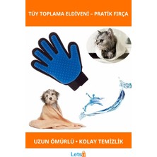 Letsii Kedi Köpek Tüy Toplama Eldiveni Pratik ve Kullanışlı