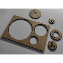 Empressco Renkli Desen Çizim Kalıbı, Yaratıcı Hobi Için Uygun, Eğlenceli ve Kolay Kullanım