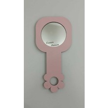 Empressco Pembe Ahşap El Aynası, Çocuklar Için Boyama ve Aktivite Seti, 5'li Paket