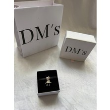 DMs Silver Robot Kız Gümüş Charm'ı