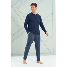 Remsa Erkek Penye Uzun Kol Pijama Takımı 2235 LACI07