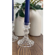 Mien Dekoratif Şeffaf Cam Mumluk