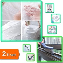 Hereveoyuncak 50 Adet Biyobozulur Klozet Kılıfı Kapağı Poşeti + Banyo Temizleme Cımbızlı Fırça - 2li Set L8S1K7
