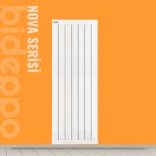 bideppo.com Nova Serisi Yükseklik 180 cm Genişlik 42 Dilim (355 Cm) Alüminyum Radyatör