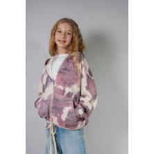 Haykids Kız Çocuk Kapşonlu Hırka