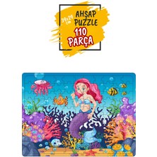 Empressco Deniz ve Balık Temalı Ahşap 110 Parçalık Puzzle, Deniz Altı Eğlencesi Için Ideal