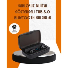 Sbusshop Bluetooth V5.0 Parmak Dokunmatik Kontrol Kablosuz Kulaklık Şarj Kutulu Model - SB001M-47UKS1