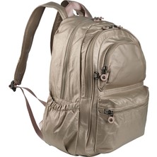 Bagacar 1050 Krinkıl Kumaş Su Geçirmez Laptop Bölmeli Okul ve Günlük Sırt Çantası