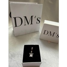 DMs Silver Pembe Kaplumbağa Gümüş Charm'ı