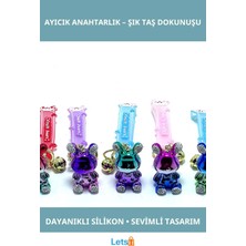 Letsii Sevimli Taşlı Ayıcık Silikon Anahtarlık