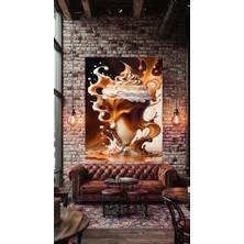 Iştah Kabartan Milkshake  Cafe Restorant Dükkan Dekarasyon Kanvas Tablo