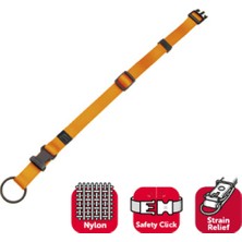 Karlıe Kilitli Boyun Tasma Xs 20-35 Cm Turuncu