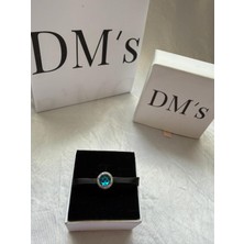DMs Silver Mavi Taşlı Gümüş Charm'ı