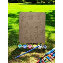 Empressco Renkli Ahşap Kedi ve Penguen Boyama Seti, Eğlenceli ve Yaratıcı Hobi Malzemeleri