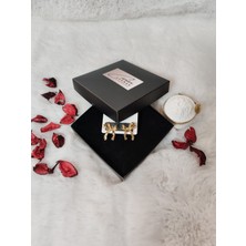 CC Desing Pirinç Gold Renk Fiyonk Küpe