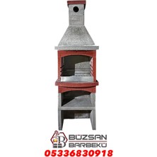 Beton Barbekü Mangallık Davlumbazlı 70 Lik